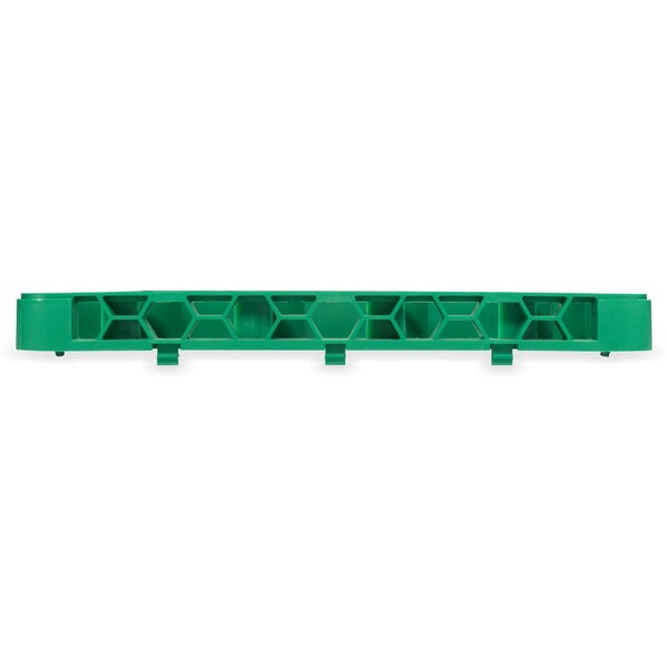 Shrt Glass Rack Ext, 20 Comp, Grn, PK6