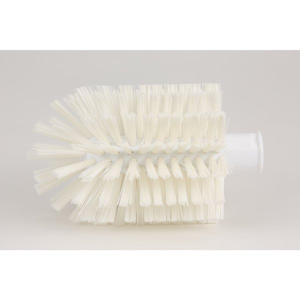 4 in W Pipe and Valve Brush, White, Polypropylene