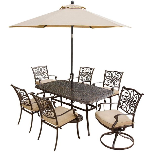 Dining Set, Outdoor, 7 Pc
