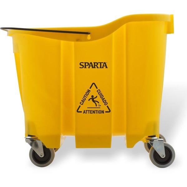 Mop Bucket Only, 35qt, Yellow
