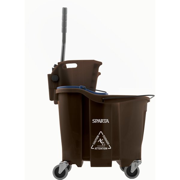 Mop Bucket Combo, 35qt, Side Press Wring