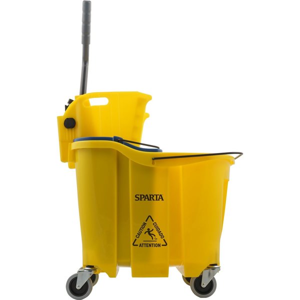 Mop Bucket Combo, 35qt, Side Press Wring
