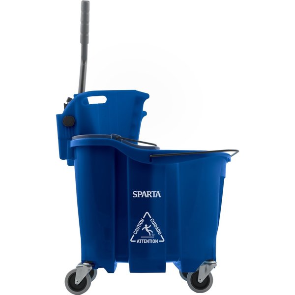 Mop Bucket Combo, 35qt, Side Press Wring