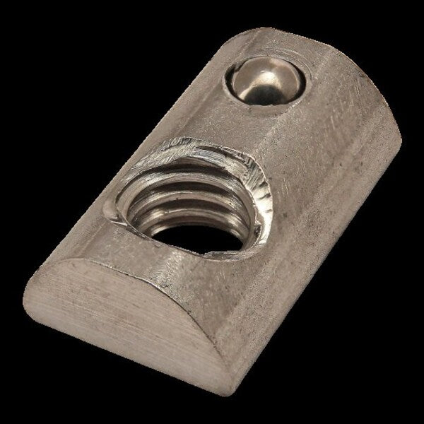 S/S M6 Roll In T-Nut w/Ball / Spring 10S