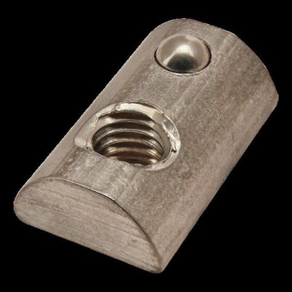 S/S 10-32 Roll In T-Nut w/Ball/Sprg 10S