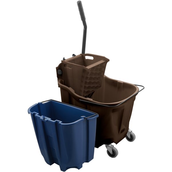 Mop Bucket Combo, 35qt, Side Press Wring