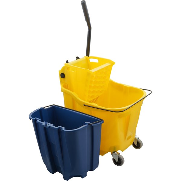 Mop Bucket Combo, 35qt, Side Press Wring