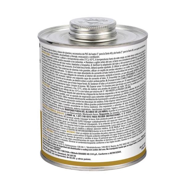 PVC Cement, Regular Clear, 32oz