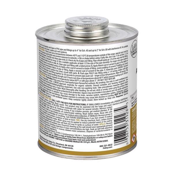 PVC Cement, Regular Clear, 32oz