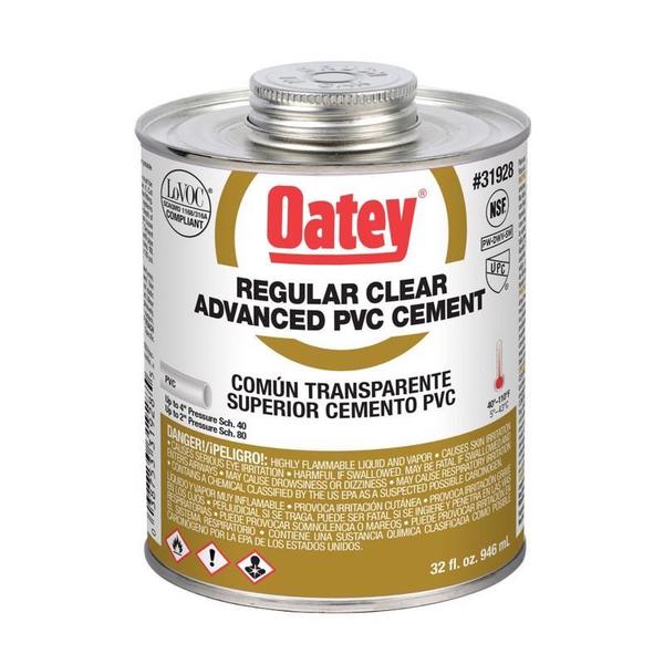 PVC Cement, Regular Clear, 32oz