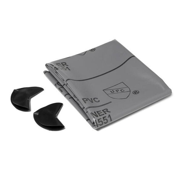 Gray PVC PVC Liner Kit, Gray, 5 ftx 6 ft., 40 mil 72