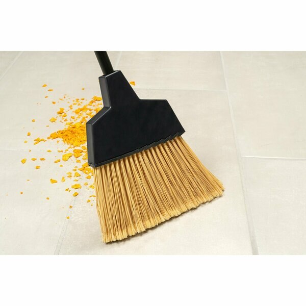 Duo-SweepÃÂ® Flagged Angled Broom with Hood, 6 in L Bristles, 48