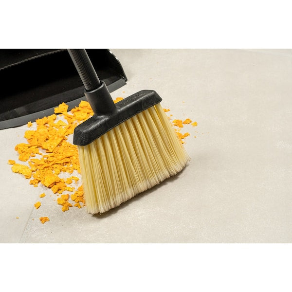 Duo-SweepÃÂ® Flagged Angled Broom Head, 6 in L Bristles, Handle Not Included L Handle