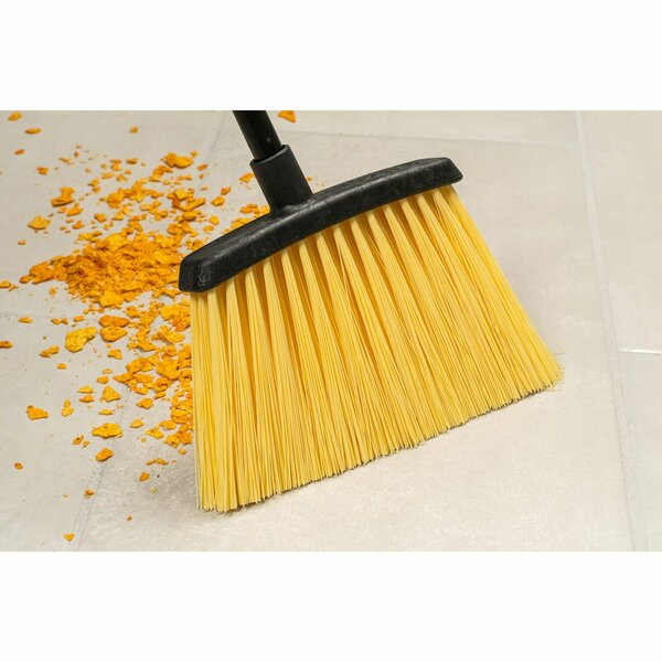 Duo-SweepÃÂ® Unflagged Heavy Duty Angle Broom with Handle, 5.5 in L Bristles, 48