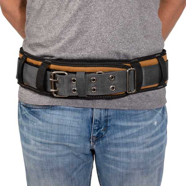 Gray/Tan Heavy Duty Material, Durable Steel Double-Tongue Roller Buckle 5