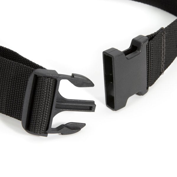 Gray/Tan Heavy Duty Canvas with Webbing Reinforced Pockets, High Impact Plastic Buckle 5 Pockets