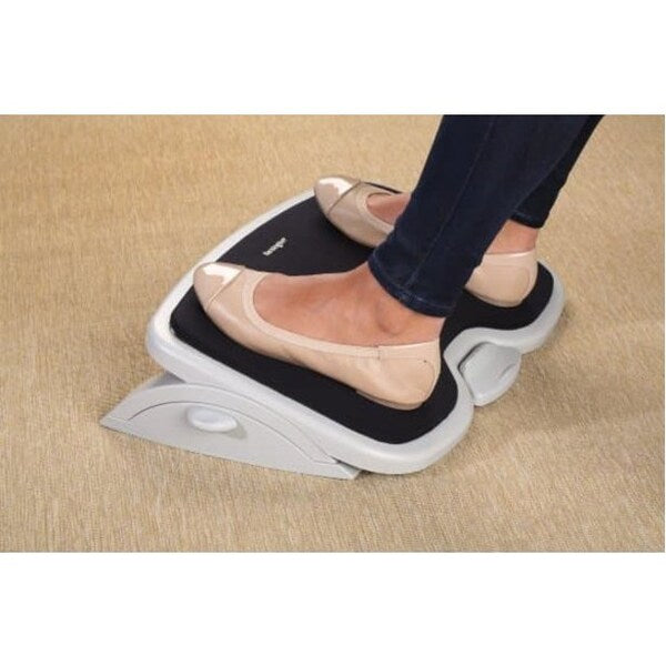 Footrest, Memory Foam, Gray