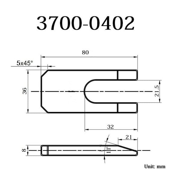 JT3 Drill Chuck Removal Wedge Set