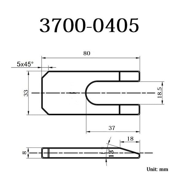 JT6 Or JT33 Drill Chuck Removal Wedge Set