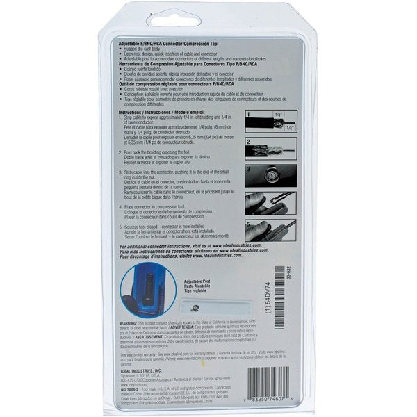 6 1/4 in Crimper RG-59, RG-6