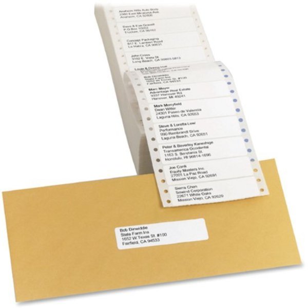 AveryÂ® Continuous Form Computer Labels for Pin-Fed Printers 4076, 5