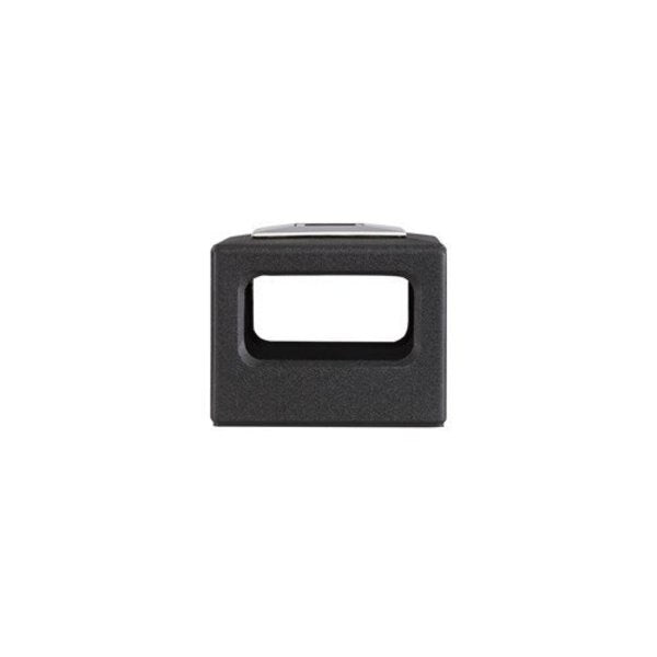 15 gal Square Trash Can, Black, 13-3/4