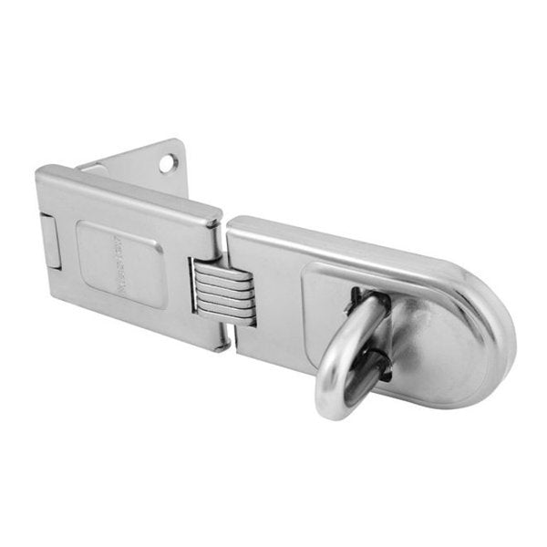 Safety Hasp, Steel, Bright Zinc, 1/2 In. W