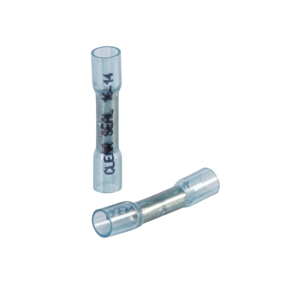Butt Splice Connector, 16-14 AWG C, PK25