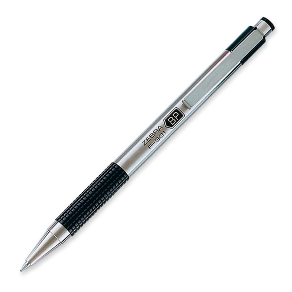 Retractable Ballpoint Pen, Fine 0.7 mm, Black