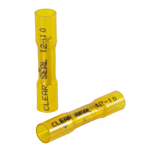 Butt Splice Connector, 12-10 AWG C, PK25
