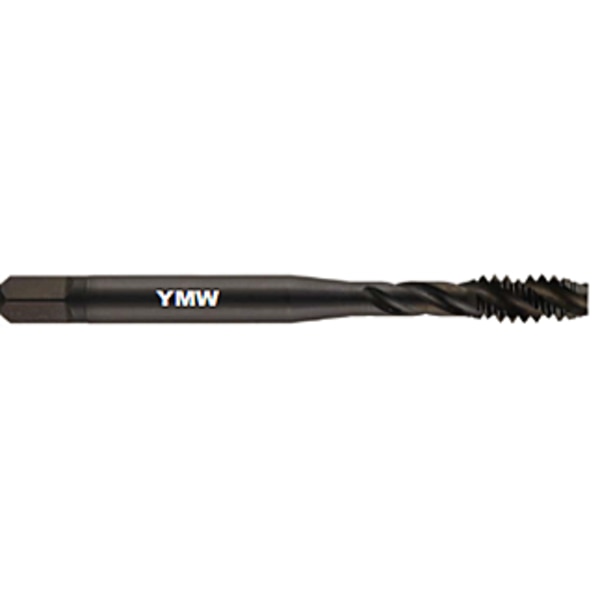 Spiral Flute Tap, M3X0.5, 4 Flutes, TIN
