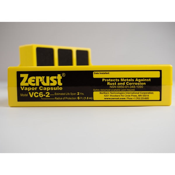 Zerust VC6-2 VCI Vapor Capsule, 4/C, PK4