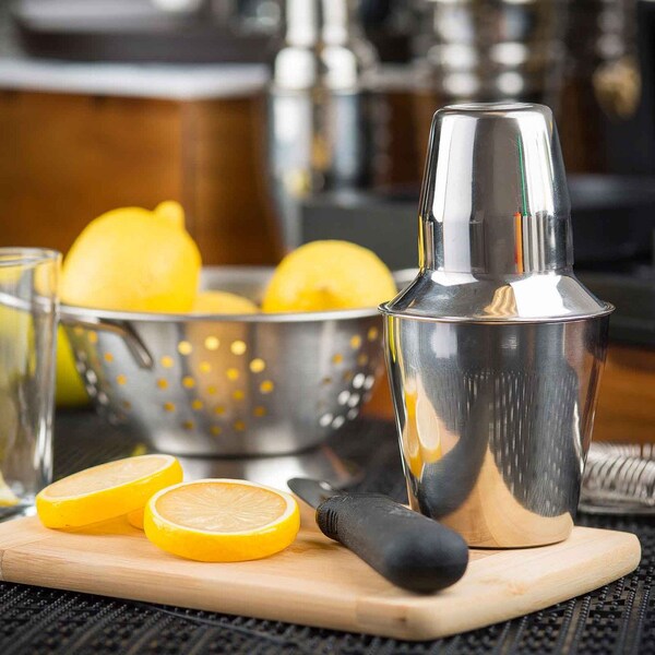 Bar Shaker, SS, 8 OZ, 3PCS