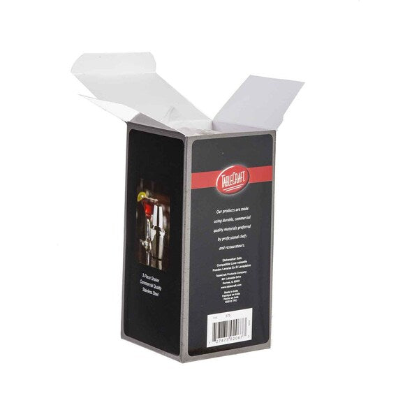 Bar Shaker, SS, 8 OZ, 3PCS