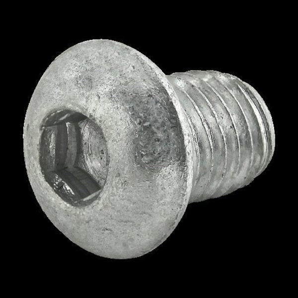 M7 Socket Head Cap Screw, Zinc Plated Steel, 9/25 in Length