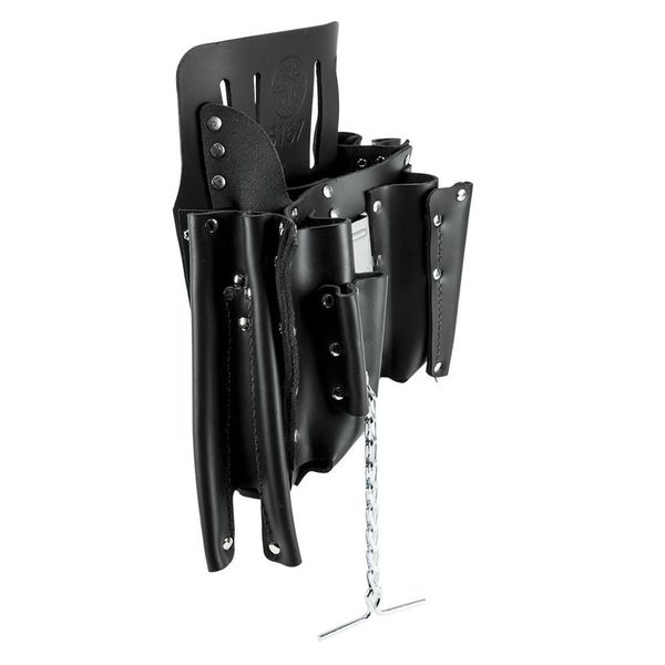 Black Leather 11 Pockets