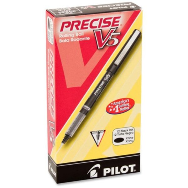 Pen, Precise, V5, Rb, 0.5Mm, Bk, PK12