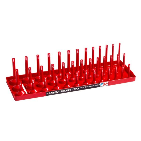 Fractional Three Row Socket Tray for 3/8