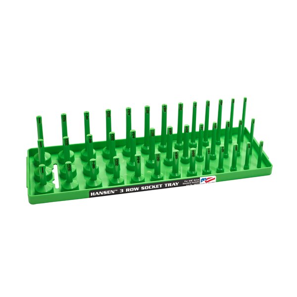 Fractional Three Row Socket Tray for 3/8