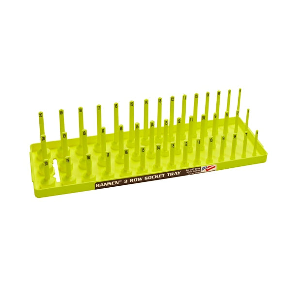 Metric Three Row Socket Tray for 3/8