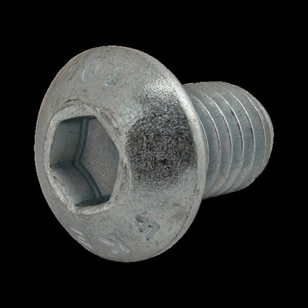 M8-1.25 Socket Head Cap Screw, Zinc Plated Steel, 12 mm Length