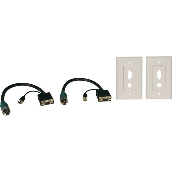 SVGA/3.5mm Connector Kit, SVGA, Wall Plate