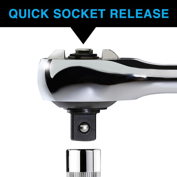 Drive gearless quick release ratchet, 3