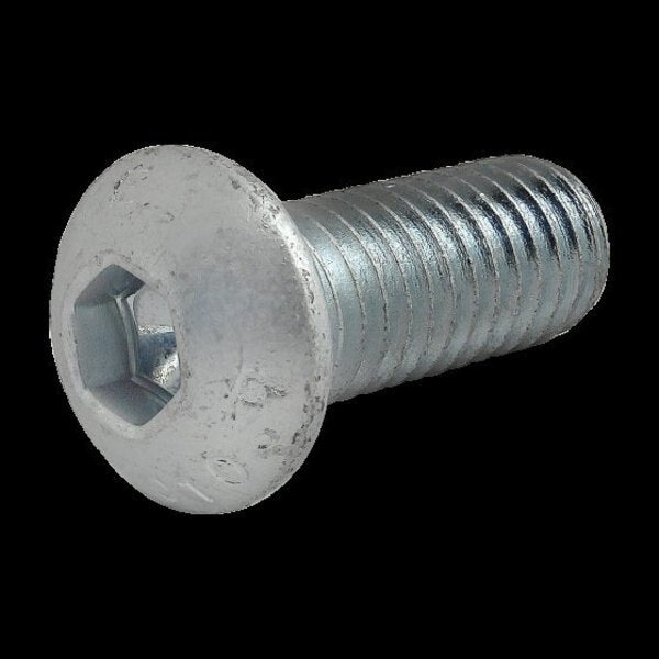 M8-1.25 Socket Head Cap Screw, Zinc Plated Steel, 20 mm Length