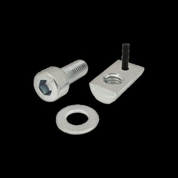 M8-1.25 Socket Head Cap Screw, Bright Zinc Plated Steel, 20 mm Length