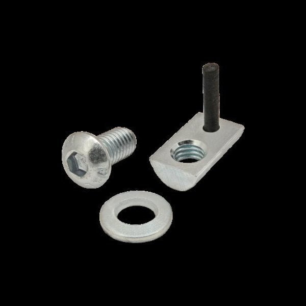 M6-1.00 Socket Head Cap Screw, Bright Zinc Plated Steel, 12 mm Length