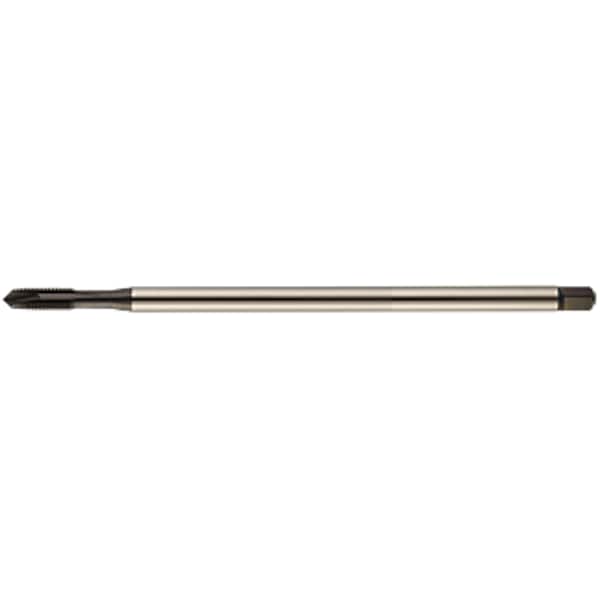 Spiral Flute Tap, #2-56, 4 Flutes, Oxide