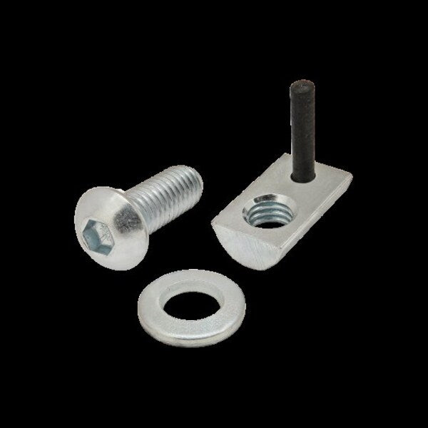 M6-1.00 Socket Head Cap Screw, Bright Zinc Plated Steel, 16 mm Length