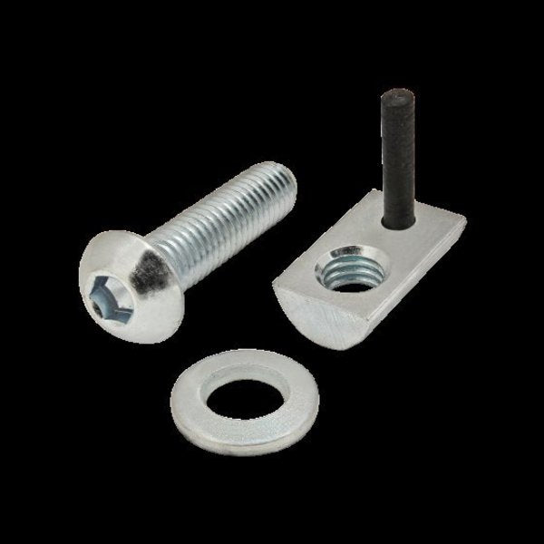 M6-1.00 Socket Head Cap Screw, Bright Zinc Plated Steel, 25 mm Length