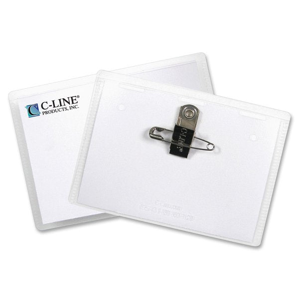 Name Badge, Pin/Clip, Badge, PK50